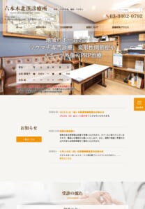 「六本木北浜診療所」なら、地域のホームドクターとして皮膚科を含む総合診療！